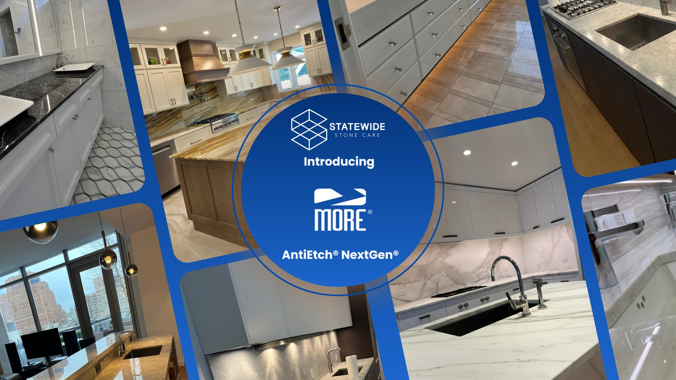 MORE AntiEtch Next Gen advanced natural stone protection with lifetime warranty